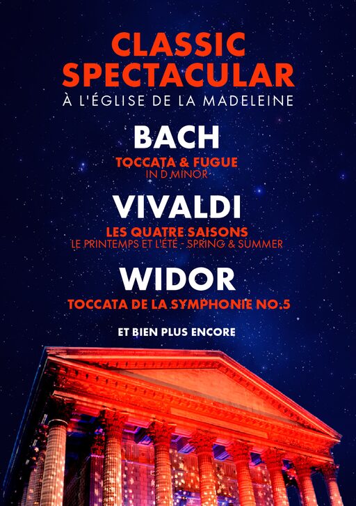 Concerts de musique classique à l'église de la Madeleine
