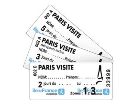 Paris Visite Pass - Transport ticket • Paris je t'aime - Tourist office