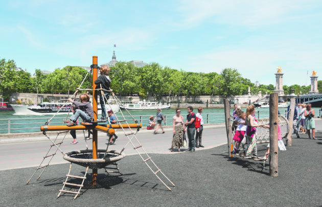 Parc Rives de Seine - Enfants © OTCP - Sarah Sergent
