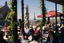 Balcon - Rooftop des Galeries Lafayette - Vue sur la tour Eiffel