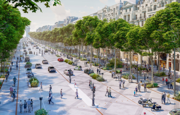 Projet Champs Elysées avenue des Champs Elysées