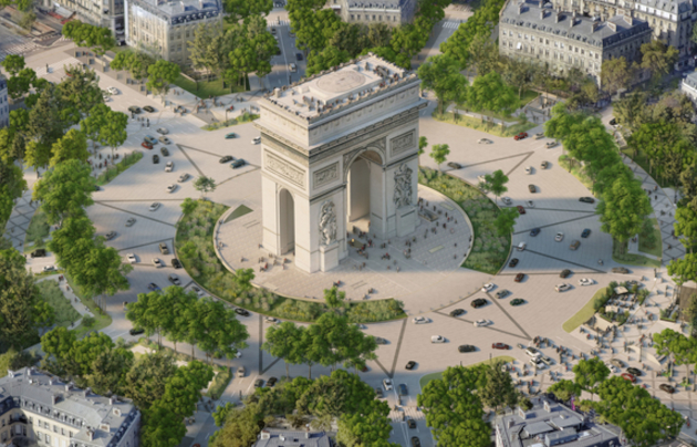 Projet Champs Elysées arc de triomphe