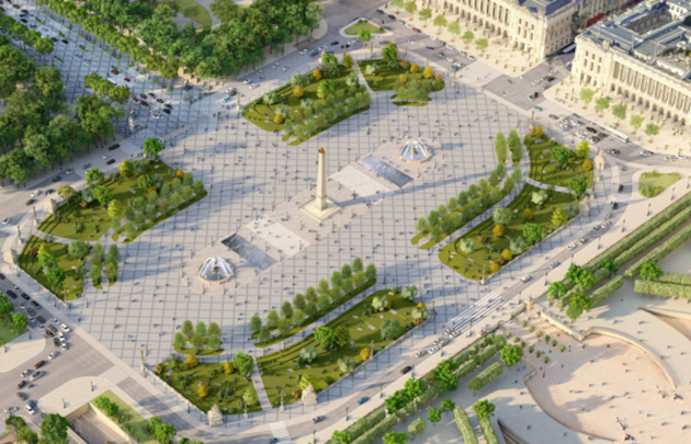 Projet Champs Elysées Place de la Concorde