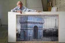 Christo, l'Arc de Triomphe empaqueté