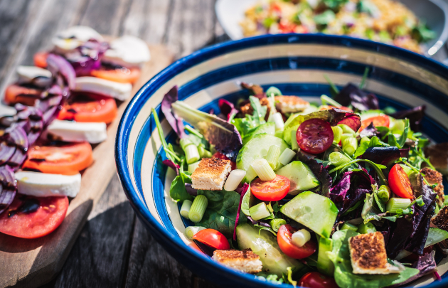 Assiette salade grecque 