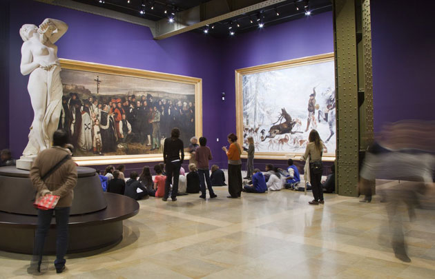 Musée d'Orsay - Salle Courber - Grands formats