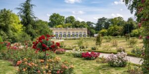 Parc Bagatelle -Vue panoramique avec château