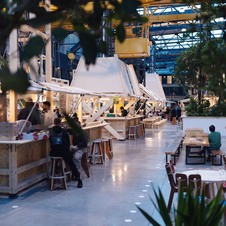 Saint-Ouen Community Center - A Large Market Hall Dedicated to Food ...
