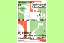 Journées de l'artisanat à Belleville - Affiche octobre 2026