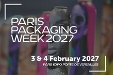 Affiche de Paris Packaging Week 2027 en anglais