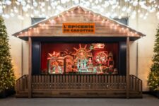 Vitrine du Bon Marché 2025 - L'épiceire de carottes