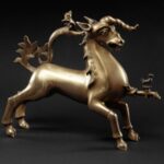 Exposition Licornes ! au musée de Cluny - Aquamanile, 1275-1325, fonte et alliage cuivreux, Paris, musée de Cluny- musée national du Moyen Âge