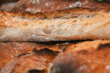 Détail d'une baguette de pain