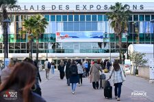 Arrivées au salon Rendez-vous en France 2026 au Palais des Expositions à Nice