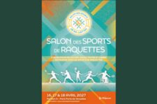 Affiche du "Salon des Sports de Raquette", Paris expo Porte de Versailles 