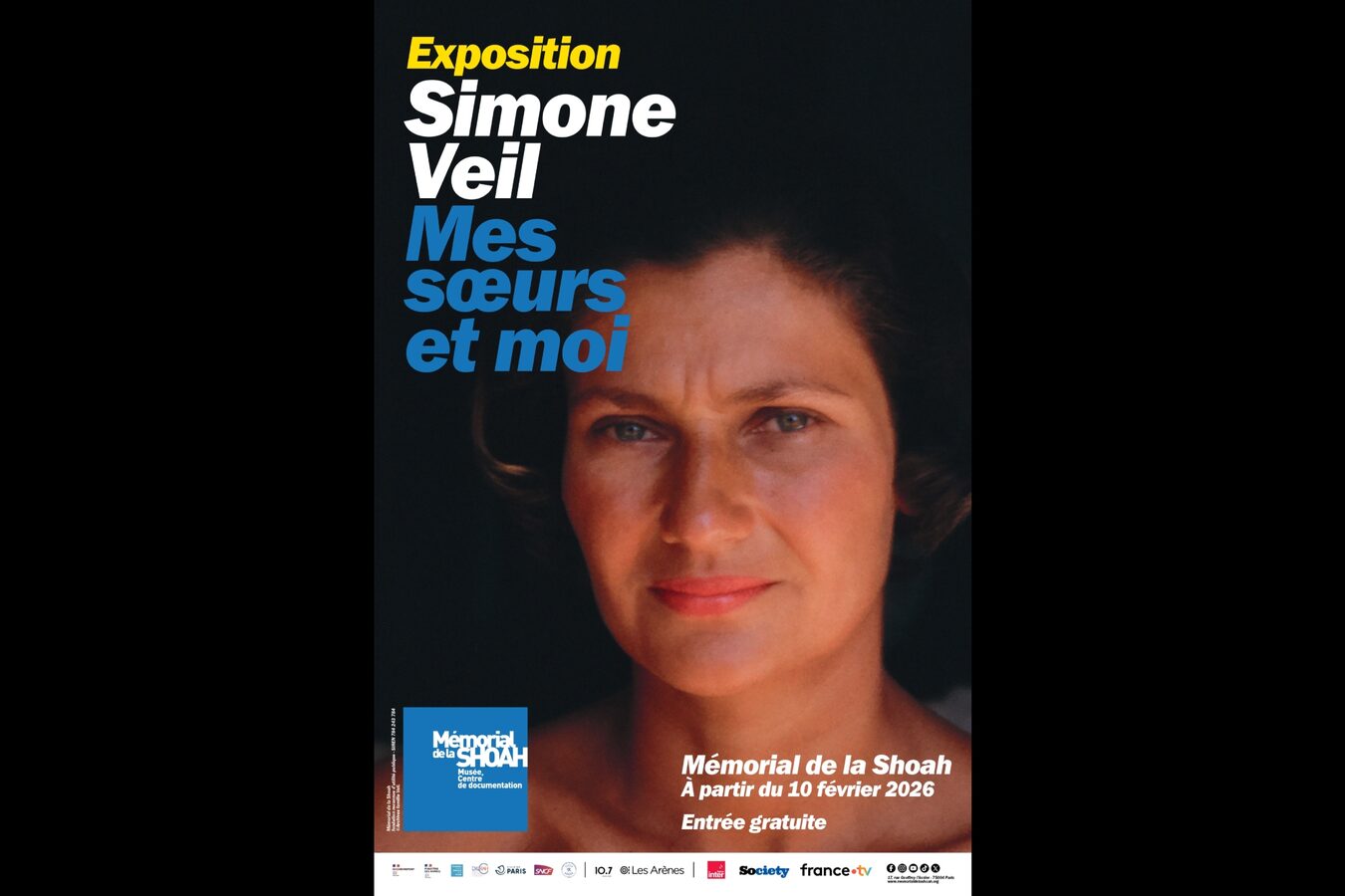 Exposition Simone Veil Mes sœurs et moi : Mémorial de la Shoah 2026