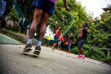 Sport au Parc de la Villette - Corde à sauter
