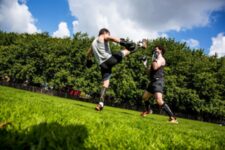 Sport au Parc de la Villette - Boxeurs