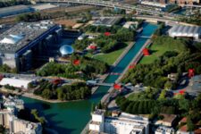 Parc de la Villette - Vue aerienne