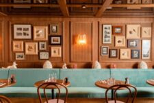 Brasserie Rosie Lou-salle bleu