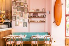Brasserie Rosie Lou-salle rose 2