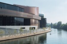 Le Large - Centre d’art de la Pointe des Arts - Île Seguin - Bateau sur la Seine