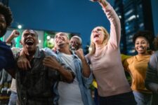 Sport - Fan zone - Supporters en plein air