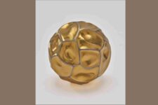 Daniel Brush Orb Sphere 1992-1995, Or pur acier Collection privée
