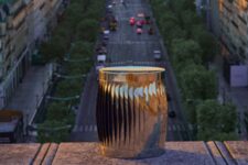 Exposition Jeremy Pradier Jeauneau - Oeuvre sur le toit de l'Arc de Triomphe