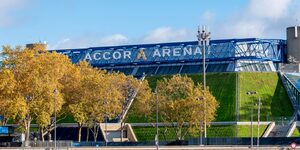 The Accor Arena from outside