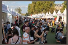 Vue d'ambiance du "Village international de la Gastronomie 2023" 