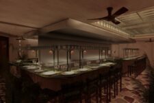 Doobie's Paris - Tables comptoir