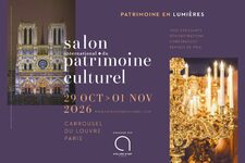 Affiche du Salon International du Patrimoine Culturel 2026 