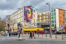 Angle avenue de Choisy et rue du Docteur Magnan dans le 13e arrondissement