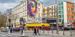 Angle avenue de Choisy et rue du Docteur Magnan dans le 13e arrondissement