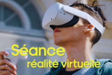 Séance réalité virtuelle Suivez la flèche © CMN