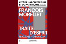 Affiche de l'exposition "François Morellet. Traits d'esprit" 