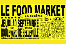 Food Market de Belleville - Affiche 100e 2026