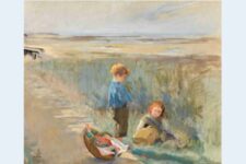 Eva Gonzales, Enfants dans les dunes de sable Grandchamp