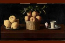 Francisco de Zurbarán, Nature morte aux citrons, oranges et rose