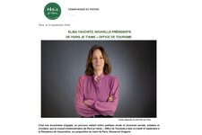 Communiqué de presse - Annonce nouvelle présidence Elisa Yavchitz