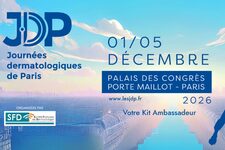 Affiche des Journées Dermatologiques de Paris