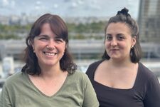 Portrait d'équipe de Camille et Sara © Métropole du Grand Paris