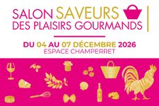 Affiche du Salon Saveurs des Plaisirs Gourmands - décembre 2026 