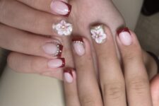 You Rêve Paris - nail-art-fleurs-3D 