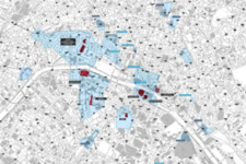 Cartographie interdiction de manifestation et rassemblement 22 octobre - Préfecture de Police de Paris