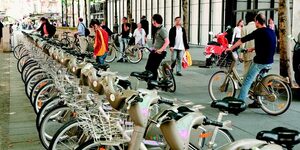 Station de vélos Vélib’