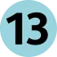 13 13